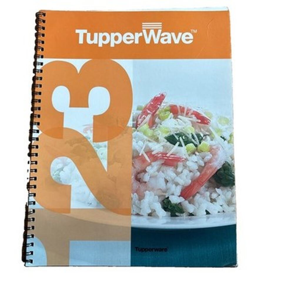 Tupperware 123 TupperWave Microwave Cookbook English, Spanish French